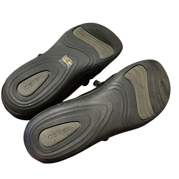 Aetrex Annie Mary Jane Black Leather Shoes Size 10 Wide - Picture 8 of 11